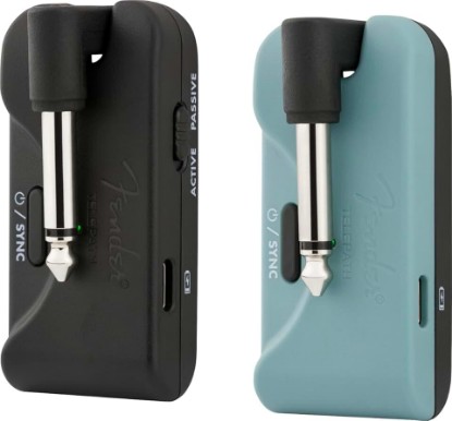 Picture of Fender Telepath Wireless System, 5.8GHz Digital, 70-Foot Range, 4ms Low Latency, Multi-Instrument Compatible, Mystic Ice Blue