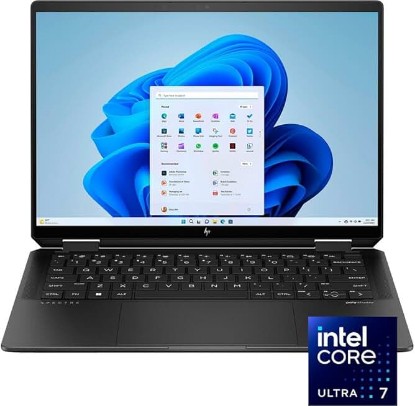 Picture of HP Spectre x360 2-in-1 14 Laptop 2024 14” 2880 x 1800 120hz Touchscreen, Intel Evo Core Ultra 7 155H, 16-core, Intel Arc Graphics, 16GB LPDDR5, 1TB SSD, Backlit KB, Thunderbolt 4, FP, Windows 11 Home