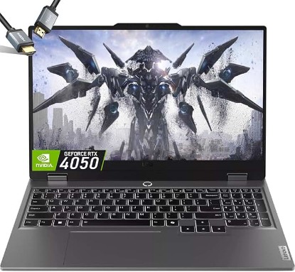 Picture of Lenovo LOQ 15 Gaming Laptop - RTX 4050 - Intel Core i5-12450HX Beat AMD Ryzen 7 4800H - 32GB RAM| 1TB SSD -15.6" FHD Display 144Hz - Backlit Keyboard - Windows 11 - Portatil Gamer PC