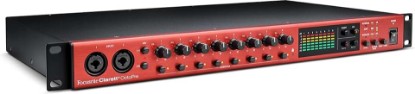 Picture of Focusrite Clarett+ OctoPre Pro­fessional Quality 8-in/8-out ADAT Mic Preamp for Music Production, with High Dynamic Range, Ultra-low Noise, and All-analogue Air