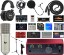 Picture of Focusrite Scarlett Solo 4th Gen 2-in/2-out USB-C Audio Interface Studio Bundle with Condenser Mic, HAS-10 Headphones, Shockmount, Stand, Pop Filter, XLR & USB Cables + Creative Production Software Kit