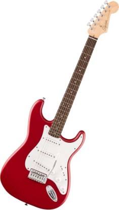 Picture of Fender Squier Debut Series Stratocaster Electric Guitar, Beginner Guitar, with 2-Year Warranty, Includes Free Lessons, Dakota Red with Matte Finish